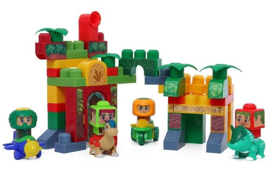 مجموعة بلوك ماكسي دينو 37 قطعة (تشكيلتان) - ماكسي بلوك