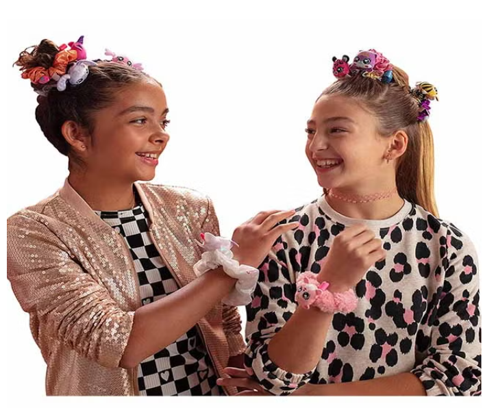 ربطة شعر لامعة لحفلات الأصدقاء من سكرانش ميز | إكسسوار لامع للأطفال