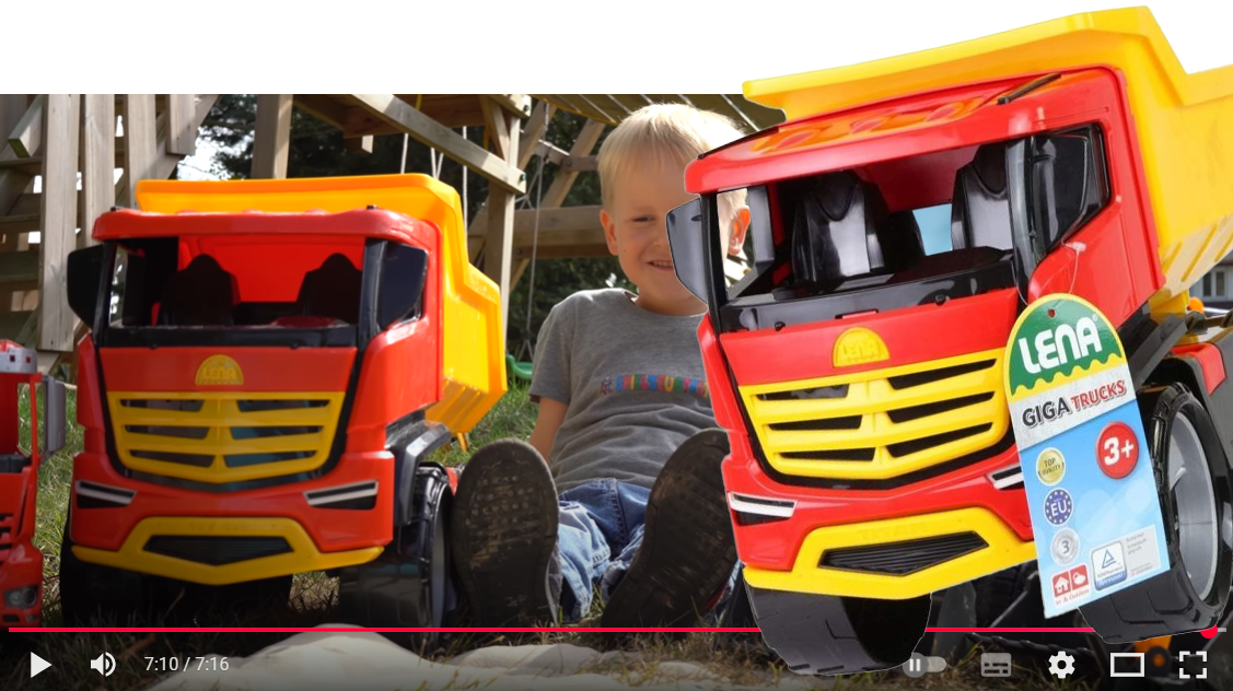 تحميل الفيديو: شاحنة قلابة تيتان من جيجا تراكس | شاحنة ألعاب ثقيلة