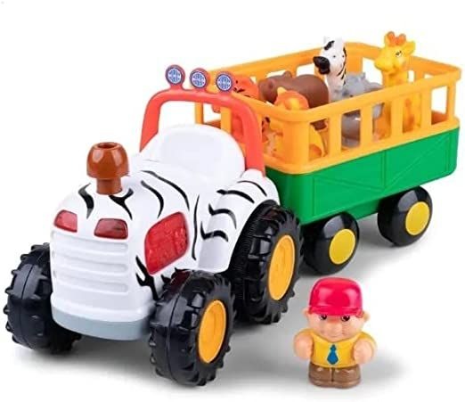 جرار سفاري كيديلاند مع مقطورة حيوانات - كيديلاند